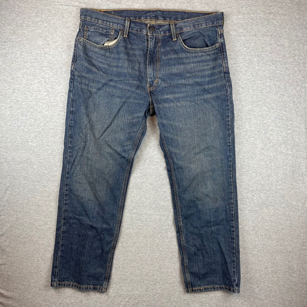 Levis 559 Relaxed Straight Leg Jeans Mens 38x30 Blue Denim Medium Wash